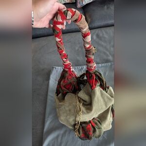 Alexander McQueen skull scarf bag